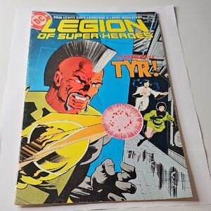 DC Comics Legion of Super-Heroes Comic with Yellow and Blue Cover
